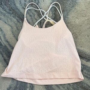 Pink Crop Tank Top